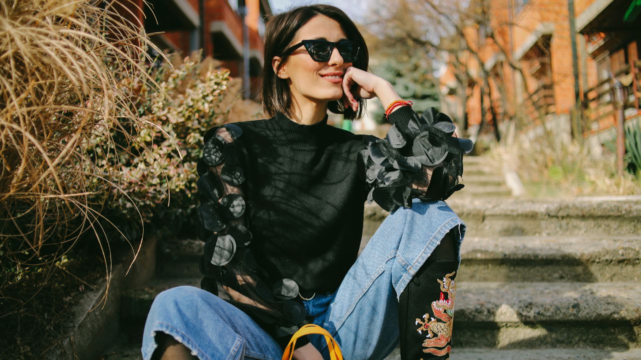 Young woman's fashion style - Young pretty fashioned girl